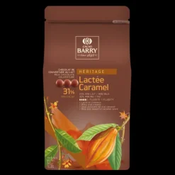 Lactée Caramel, Pistoles Chocolat Couverture 31,1 % 1 kg