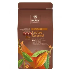 Lactée Caramel, Pistoles Chocolat Couverture 31% 5 kg
