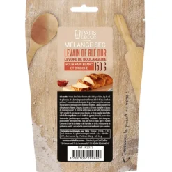 Levain blé dur pour pain et levure 150 g Patisdécor