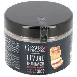 Levure boulangère sèche 300 g Patisdécor