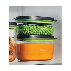 Lot 2 Boîtes Alimentaires Sous Vide Fraîcheur & Marinade 0.7L + 1.2L FoodSaver