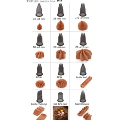 Lot 12 Douilles Tritan De Buyer