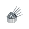 Lot de 5 casseroles inox tous feux
