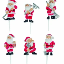 Lot de Figurine Père Noël Jardinier 35 x 40 mm (x48) Florensuc