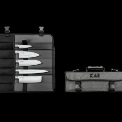 Mallette 5 Couteaux Japonais Wasabi Black Kai