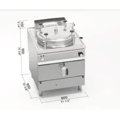 Marmite à Gaz 100L Autoclave Berto's