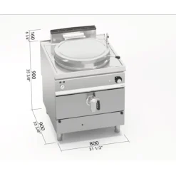 Marmite à Gaz 100L Indirecte Berto's