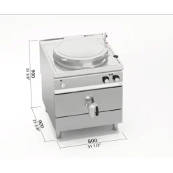 Marmite Electrique 150L Indirecte Berto's