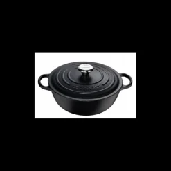 Marmite en fonte 26 cm Noir Mat Le Creuset Signature