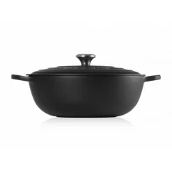 Marmite en Fonte 32 cm Noir Mat Le Creuset Signature