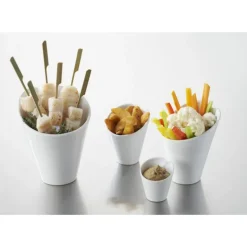 Mini Cornet de Frites Blanc 5cl French Classique Revol
