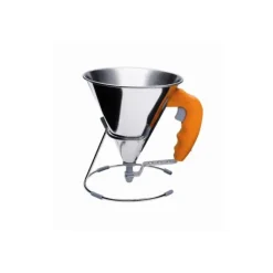 Mini Entonnoir à Piston Inox Orange KWIK De Buyer