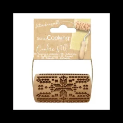 Mini Rouleau à Pâtisserie Empreinte Point de Croix 7 cm Scrapcooking