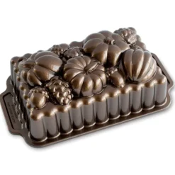 Moule à Cake Citrouille Bronze Nordic Ware