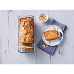 Moule à Cake en Verre 30 cm 1,7 L Bake & Enjoy Pyrex