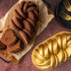 Moule à Cake Torsadé Gold Nordic Ware