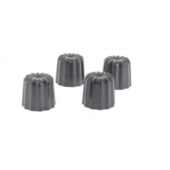 Moule à Cannelés Anti Adhésif Ø 5,5 cm x H 5,5 cm (x4) De Buyer