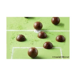 Moule à Chocolat 18 Ballons de Foot Easy Choc - Silicone Spécial Chocolat