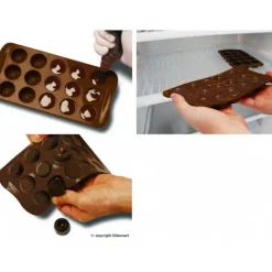 Moule à Chocolat 15 Cochons Easy Choc - Silicone Spécial Chocolat