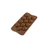 Moule à Chocolat 12 Cœurs Bombés Easy Choc - Silicone Spécial Chocolat