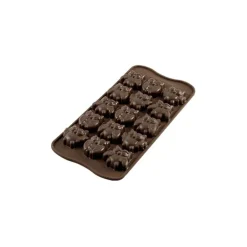Moule à Chocolat 12 Hiboux Easy Choc - Silicone Spécial Chocolat