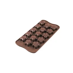 Moule à Chocolat 15 Étoiles de Noël Easy Choc - Silicone Spécial Chocolat