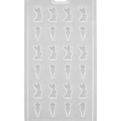 Moule à Chocolat Mini Lapins et Carottes Wilton