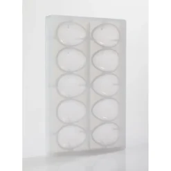 Moule à Chocolat Oeuf Lisse 6,5 cm (x10) Barry