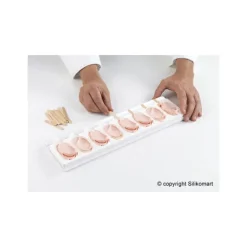 Moule à Glace Silicone 16 Mini Esquimaux avec bâtonnets SilikoMart