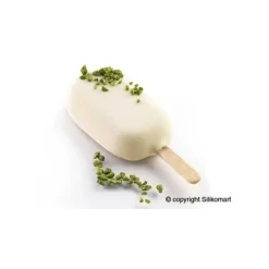 Moule à Glace Silicone 16 Mini Esquimaux avec bâtonnets SilikoMart
