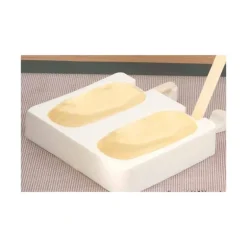 Moule à Glace Silicone 2 x 2 Esquimaux 90 ml avec bâtonnets SilikoMart