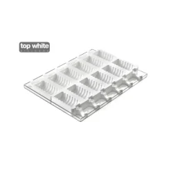 Moule à glace silicone Tango 12 empreintes avec bâtonnets SilikoMart