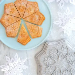 Moule à Gâteau Flocon de Neige Silver Nordic Ware