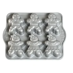 Moule à Gâteaux Bonhommes Pain d'Épices (x6) Silver Nordic Ware