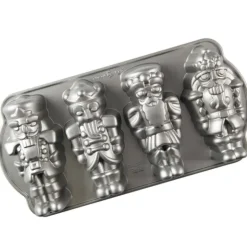 Moule à Gâteaux Casse-Noisettes (x4) Silver Nordic Ware