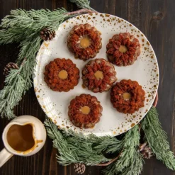 Moule à Gâteaux Couronnes de Noël (x6) Silver Nordic Ware