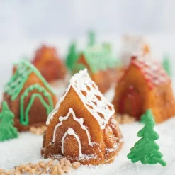 Moule à Gâteaux Petit Village (x6) Silver Nordic Ware