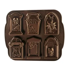 Moule à Gâteaux Pierres Tombales (x6) Bronze Nordic Ware