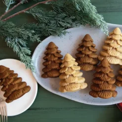 Moule à Gâteaux Sapins (x6) Silver Nordic Ware