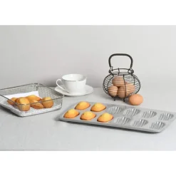 Moule 12 Madeleines Fer Blanc Gobel