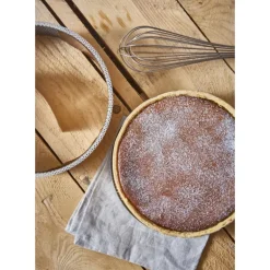 Moule à Manqué Rond Inox Perforé Amovible Ø 24 cm x H 6,5 cm De Buyer