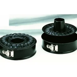 Moule à Savarin Anti Adhésif Fond Amovible Ø 24 cm x H 6,5 cm Ibili