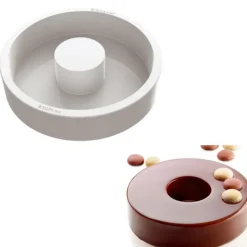 Moule à Savarin Saturne en Silicone Ø 200mm Silikomart