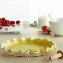 Moule à Tarte en Céramique Ø 33 cm Argile Emile Henry
