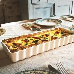 Moule à Tarte Rectangulaire en Céramique 15 x 36 cm Argile Emile Henry