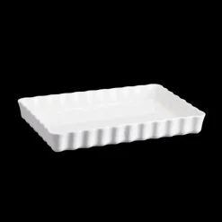 Moule à Tarte Rectangulaire en Céramique 33,5 x 24 cm Farine Emile Henry