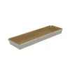 Moule à Tarte Rectangulaire Inox Perforé Amovible 35 x 10 cm x H 3,5 cm De Buyer
