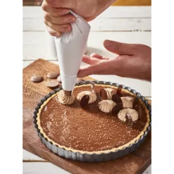 Moule Anti Adhésif Tarte Cannelée Fond Amovible Ø 23 cm x H 2,8 cm De Buyer