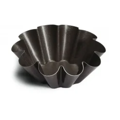 Moule Brioche 10 Côtes 8 cm x H 3,2 cm Anti-adhésif Gobel