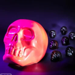 Moule Chocolat Aimanté Crâne Halloween 10,7 cm Chocolate World
